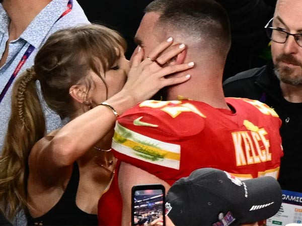 Taylor Swift celebrates Travis Kelceâs Kansas City Chiefsâ Super Bowl win in viral video. Watch: