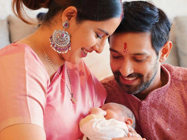 Vikrant Massey and Sheetal Thakur reveal their newborn sons name with an adorable pic