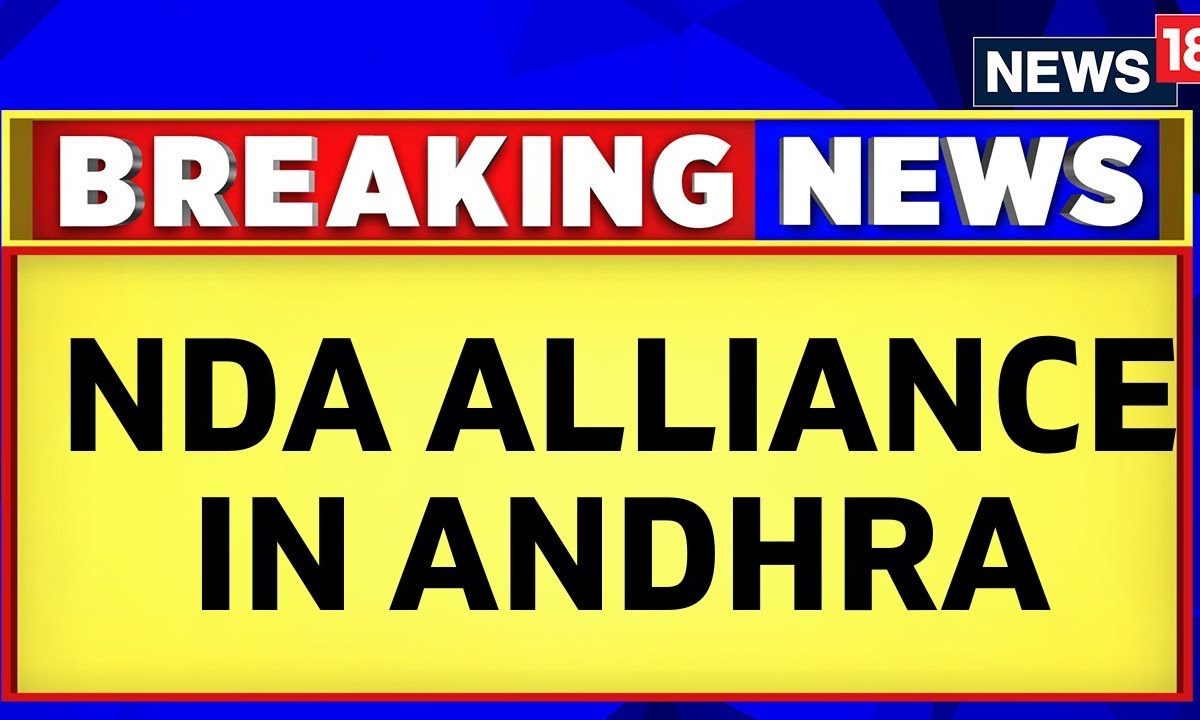 BJP TDP News | Chandrababu Naidu Announces BJP-TDP-Jana Sena Alliance In Andhra Pradesh | News18