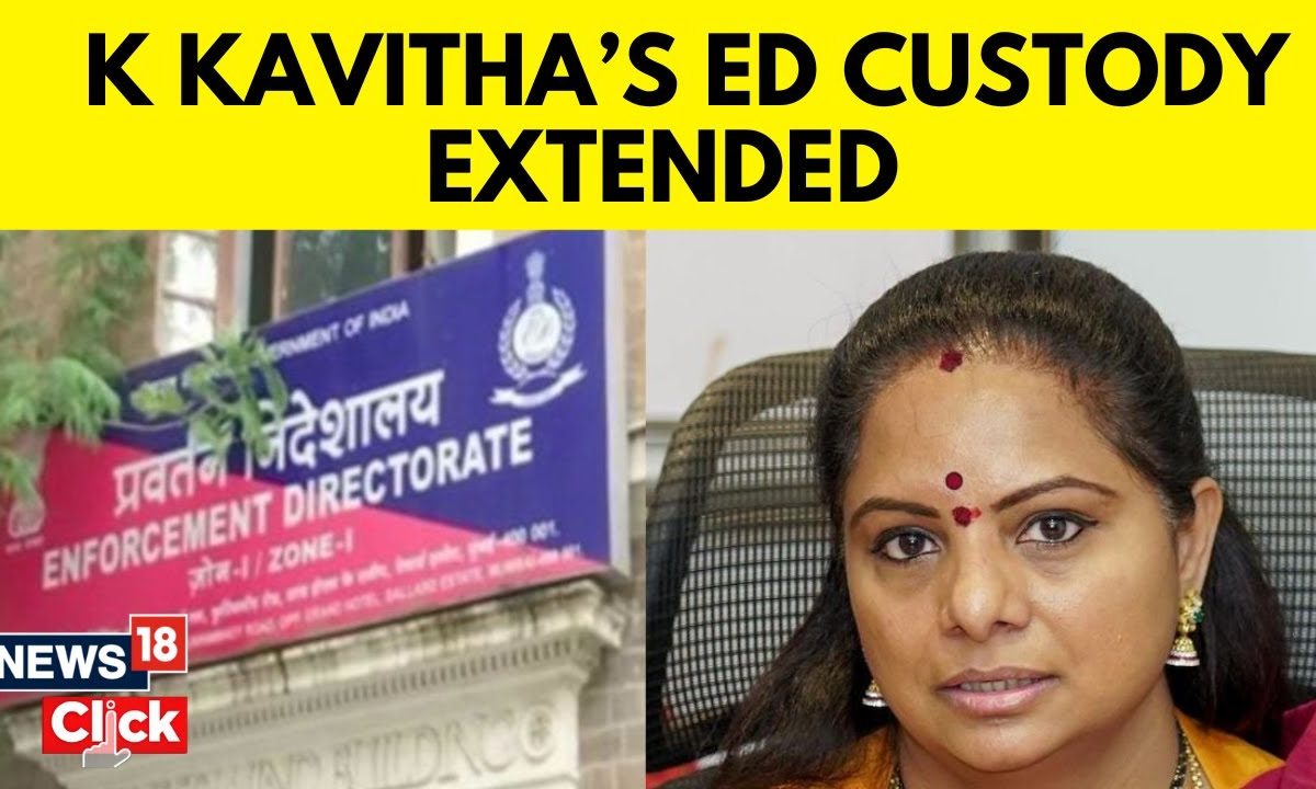 Delhi Excise Policy Case: Court Extends ED Custody of Kavitha Till Mar 26 | English News | N18V