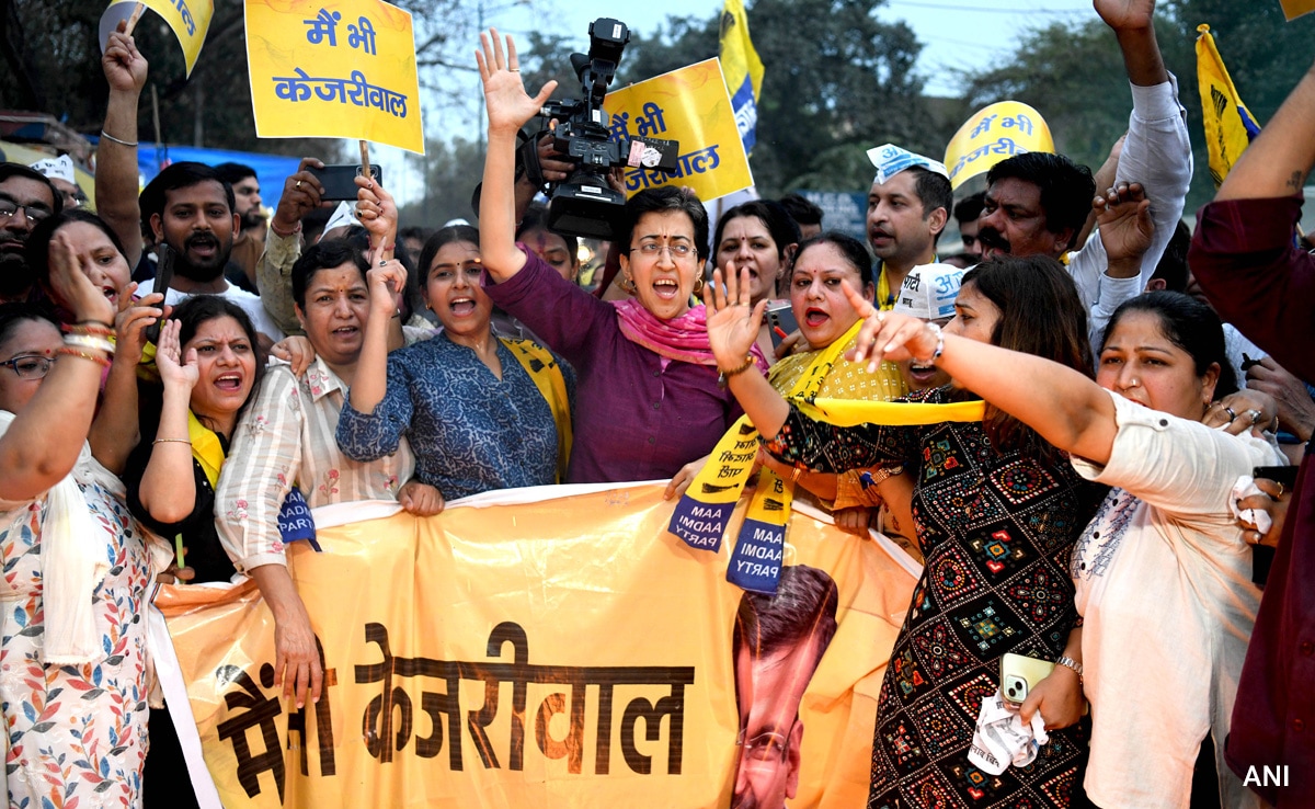 AAP Protest Seeking Arvind Kejriwal’s Release, BJP Want His Resignation