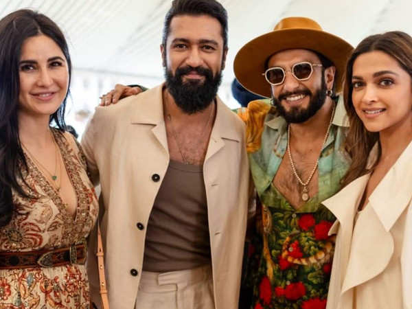 Deepika Ranveer Katrina and Vicky come together in a viral photo. Check it out here: