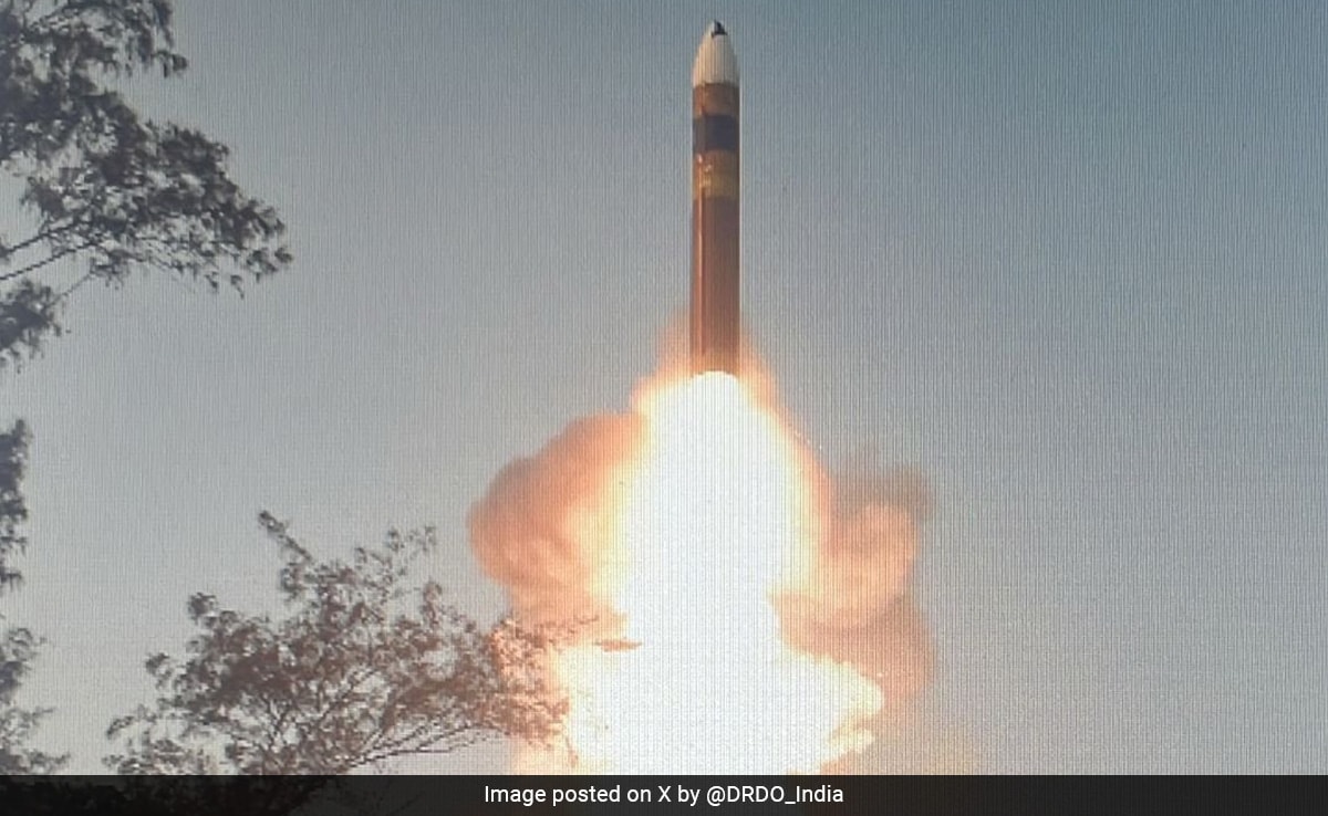 PM Praises Mission Divyastra, First Test Flight Of Agni-5 MIRV Missile