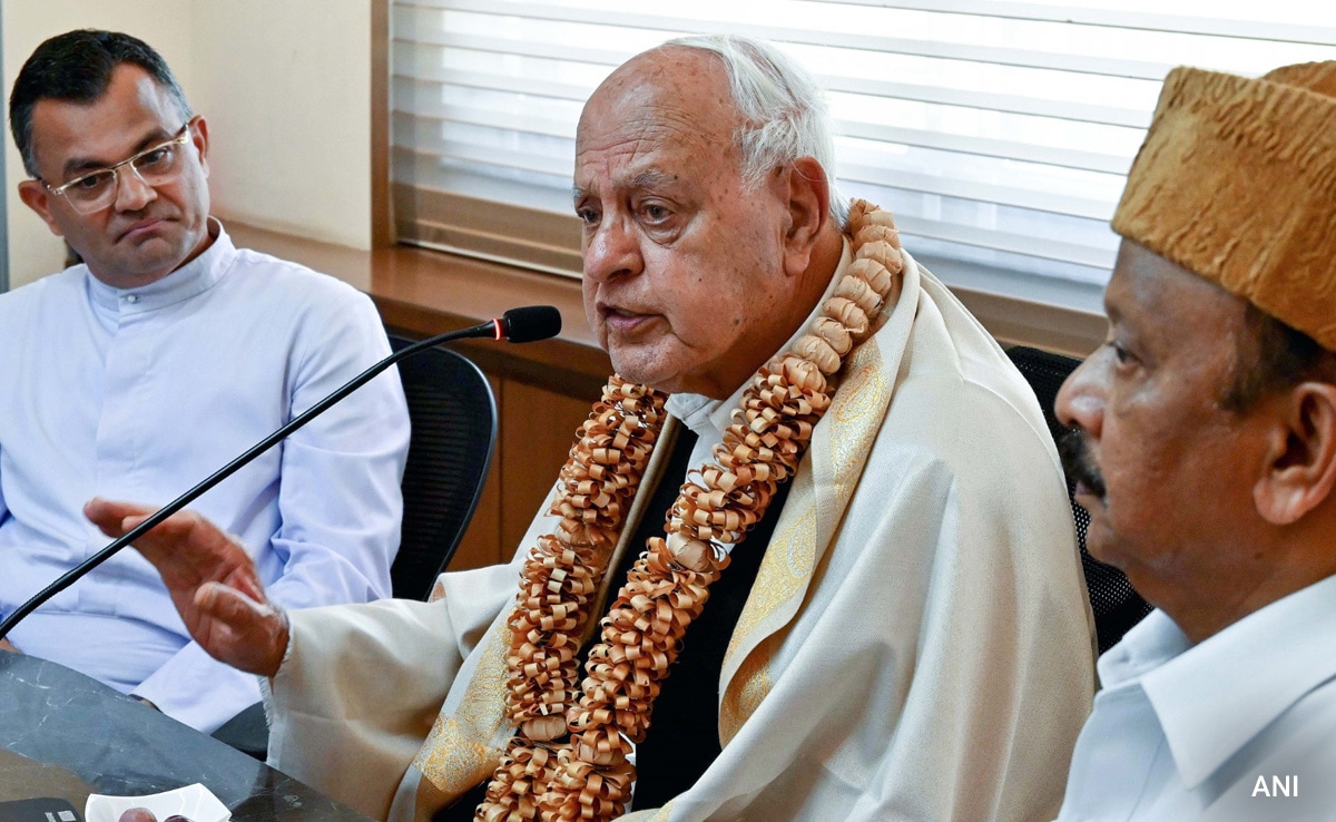 “If Article 370 Was So Bad…”: Farooq Abdullah On PM’s “New Kashmir” Remark