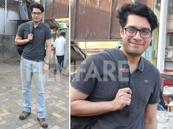 Aamir Khanâs son Junaid Khan gets clicked going for a shoot in the city. See pics:
