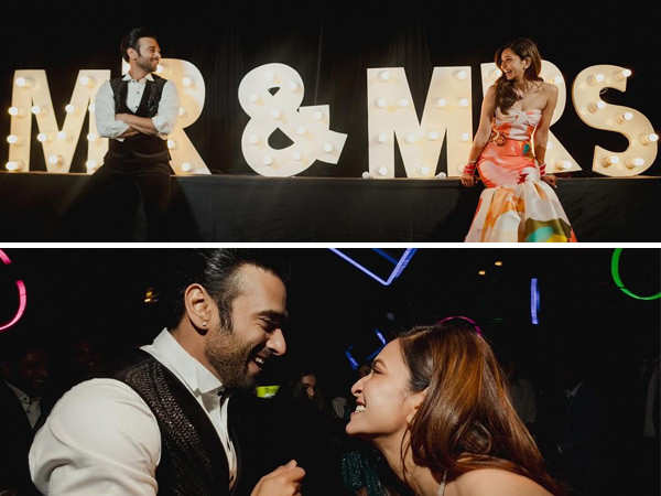 In Pics: Kriti Kharbanda and Pulkit Samrats reception pictures are brimming with love and joy