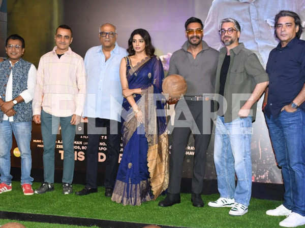 Ajay Devgn Priyamani and others at Maidaan trailer launch. See Pics: