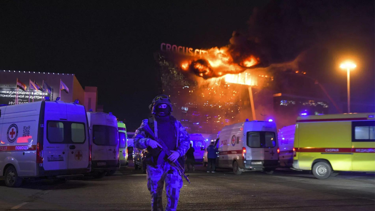 Moscow attackers arrested while trying to flee to Ukraine: Putin