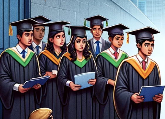 Young Indians more likely to be jobless if they’re educated