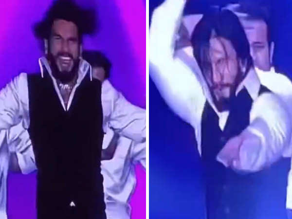 Ranveer Singh spots a new avatar at Ambanis pre-wedding bash.