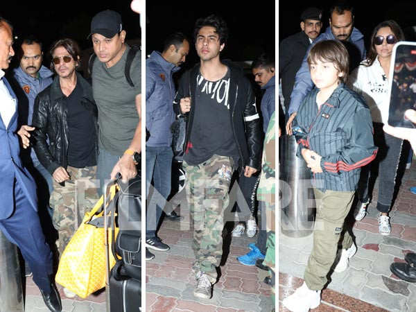 Shah Rukh Khan and family return from Jamnagar after Anant-Radhikas pre-wedding festivities. Pics: Shah Rukh Khan and family return from Jamnagar after Anant-Radhikas pre-wedding festivities. Pics: