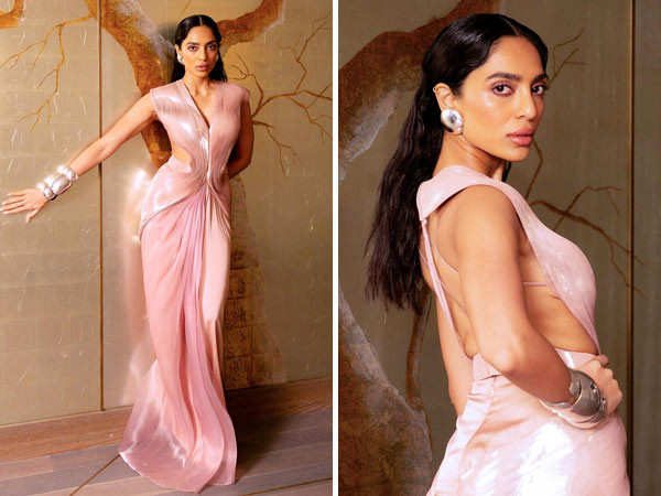 Sobhita Dhulipala sizzles in a pink gown at Monkey Mans SXSW premiere