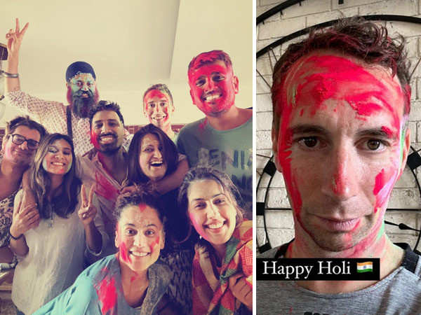 Taapsee Pannu celebrates Holi with Mathias Boe amidst wedding reports