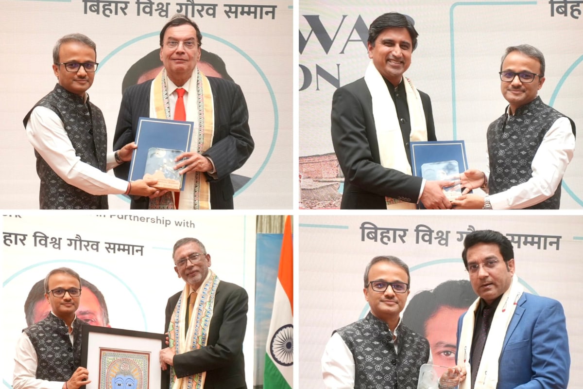 Four Prominent Indian-Americans Honoured On Occasion Of ‘Bihar Diwas’ In New York