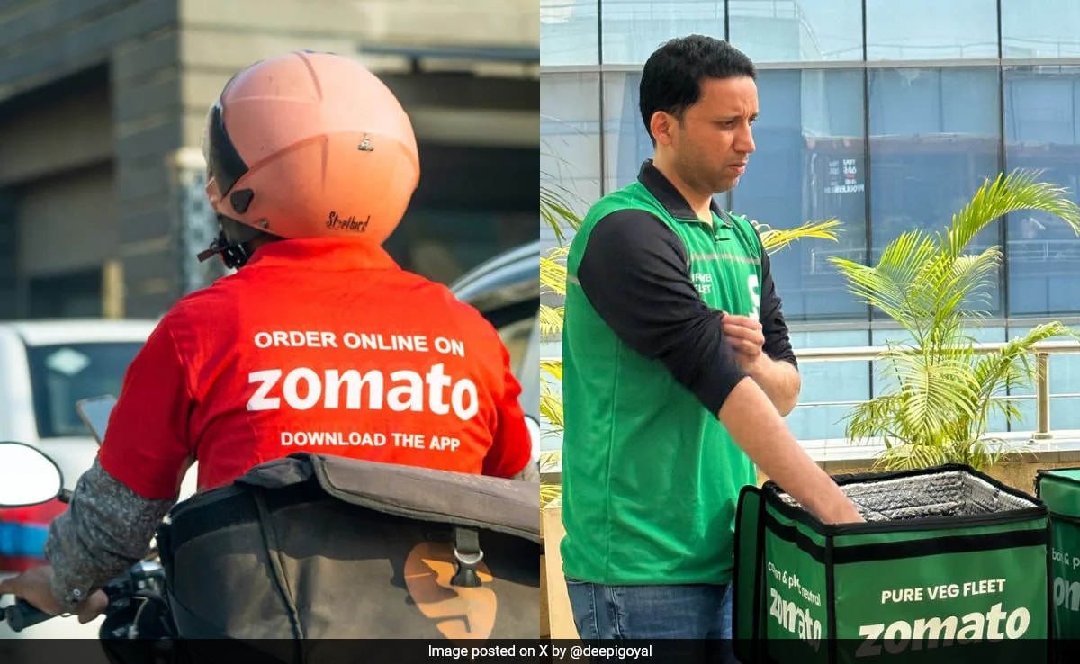 “We Now Realise…”: Zomato Scraps Green Uniform For Veg Fleet Amid Row “We Now Realise…”: Zomato Scraps Green Uniform For Veg Fleet Amid Row