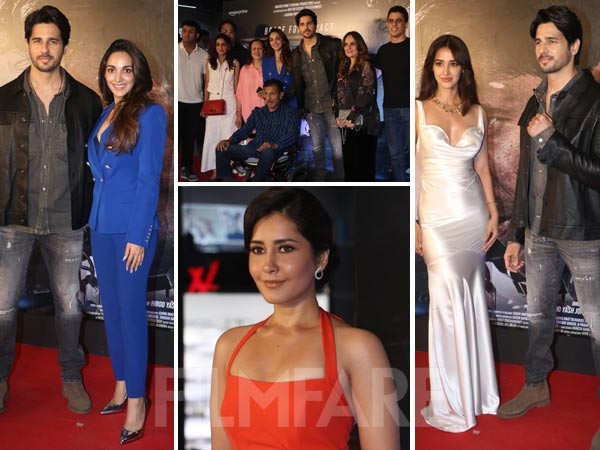 Sidharth Malhotra and Kiara Advani attend Yodhaâs star-studded screening with family