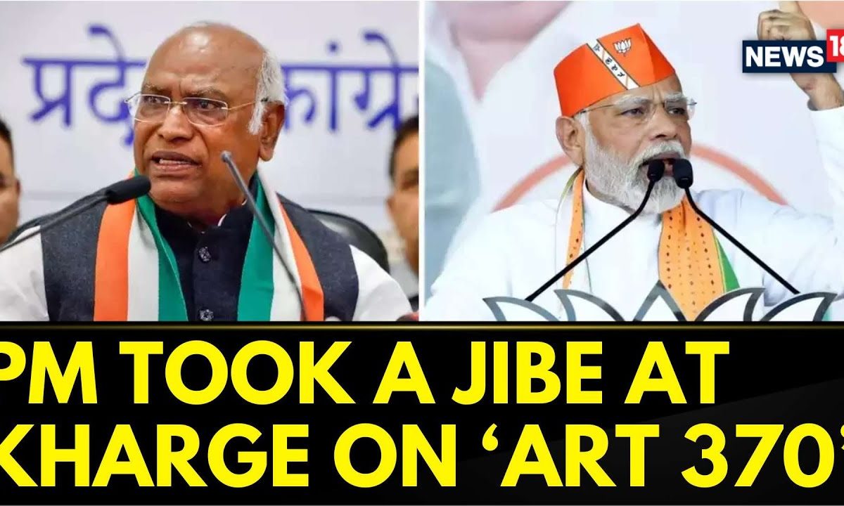PM Modi Took A Jibe At Mallikarjun Kharge | Lok Sabha Elections 2024 | Politics | English News