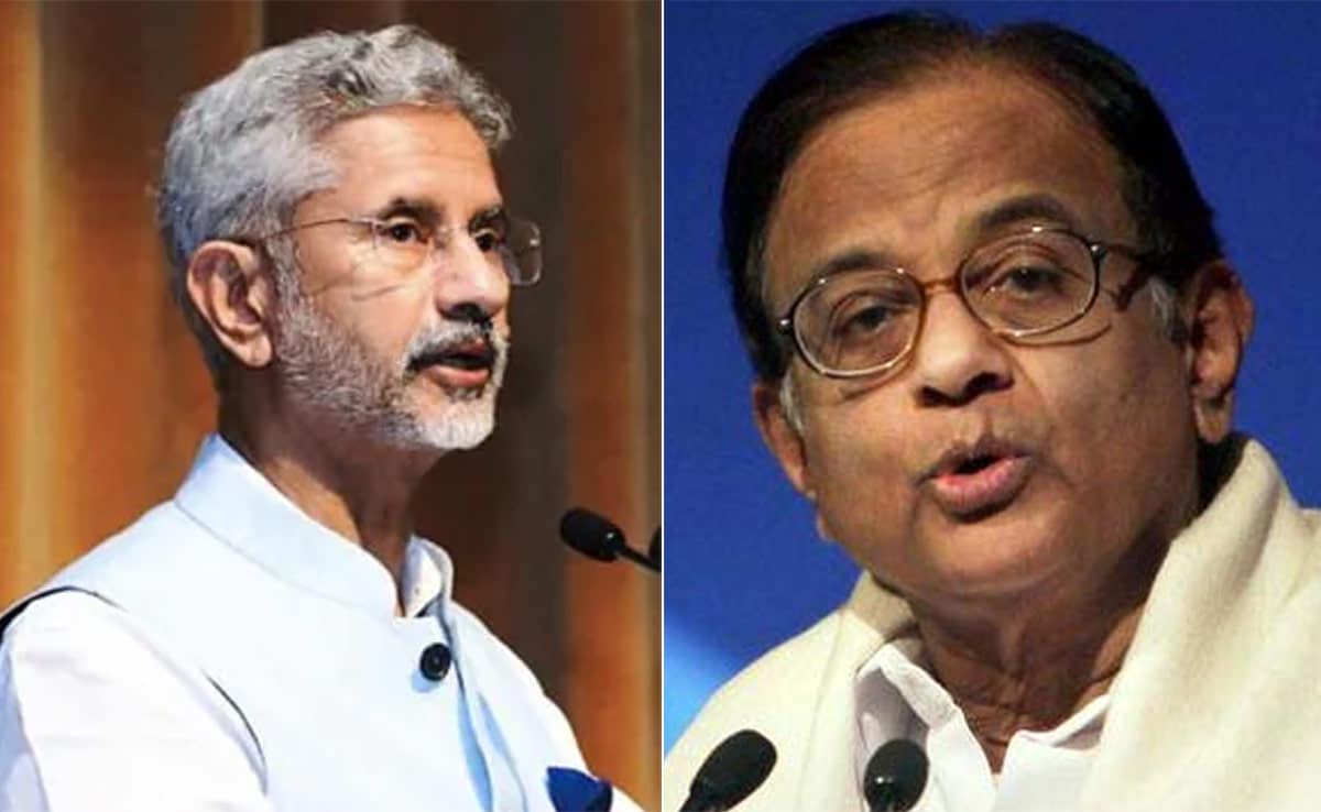 “From Suave, Liberal Officer To…”: P Chidambaram Jabs S Jaishankar