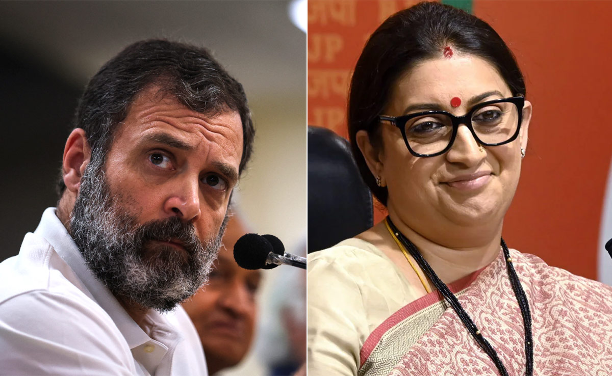 “Jijaji Ki Nazar…”: Smriti Irani Mocks Rahul Gandhi Amid Amethi Pick Buzz