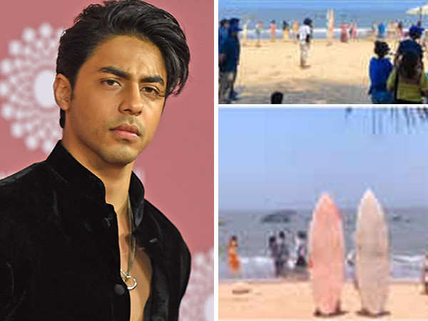 Aryan Khan shoots a song sequence at the beach for Stardom