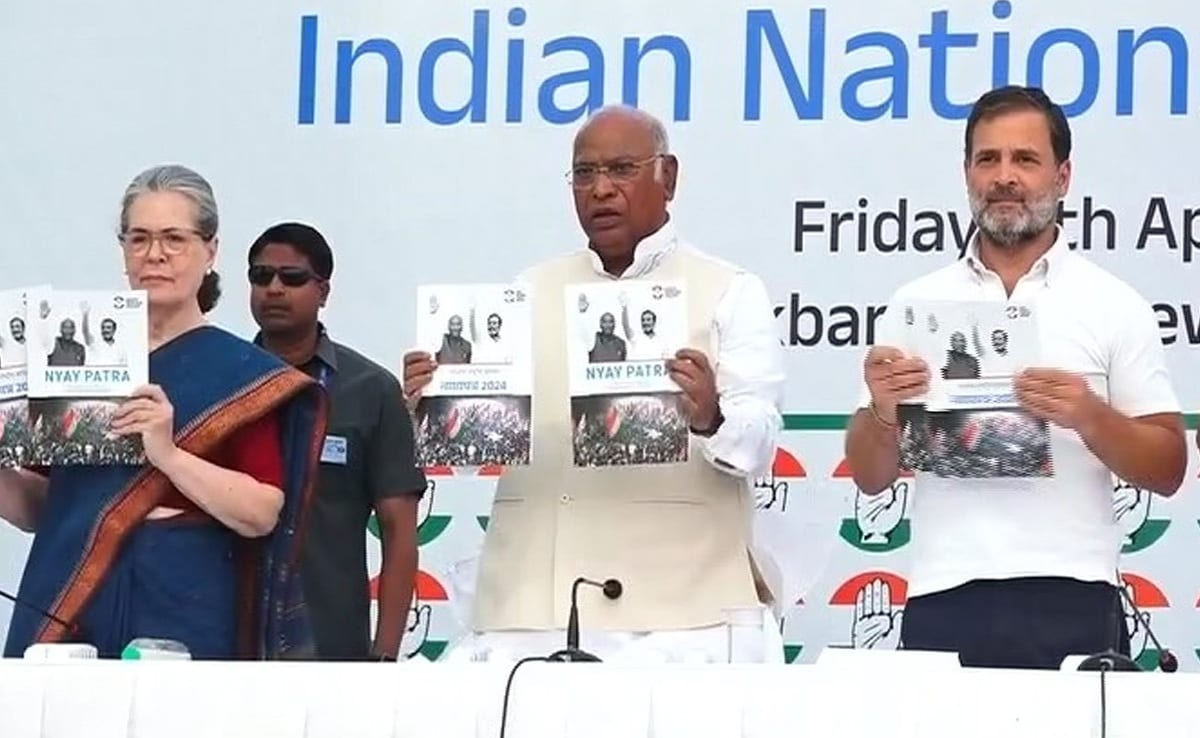 Congress’ 2024 Manifesto Focuses On Unemployment, Promises Caste Census