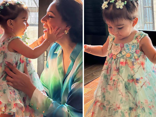 Proud mom Bipasha Basu shares daughter Devis pics as she turns 17 months