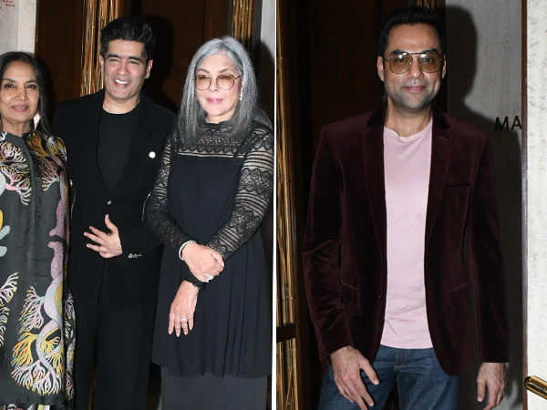 Zeenat Aman Shabana Azmi Abhay Deol attend âBun Tikkiâ Wrap Up Party