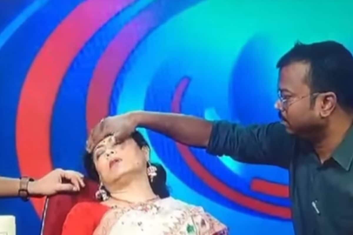 Doordarshan Anchor Faints On Live TV While Reporting Heatwave