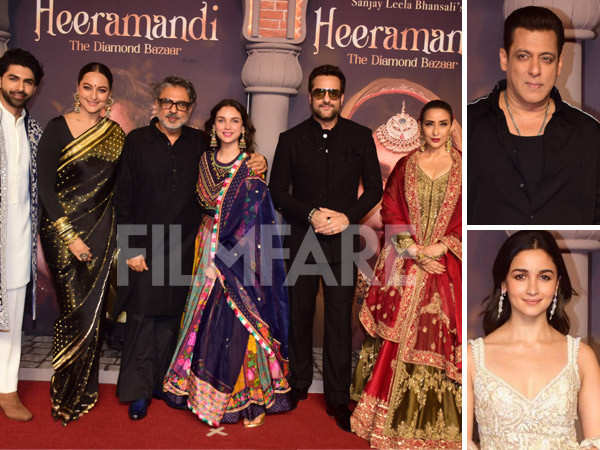 Alia Bhatt Salman Khan and others at Heeramandi premiere night
