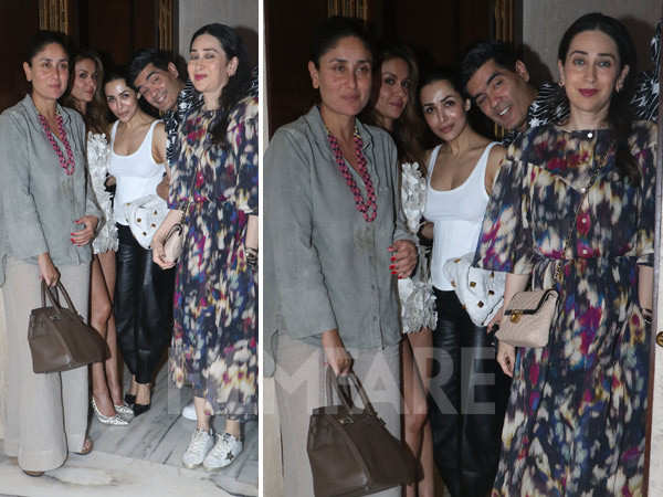 Kareena Kapoor Khan Karisma Kapoor Malaika Arora and more enjoy a girls night out. See pics: