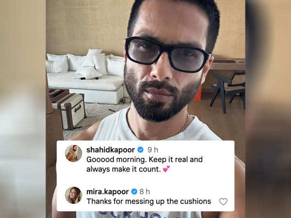 Mira Rajputâs hilarious response to Shahid Kapoorâs selfie
