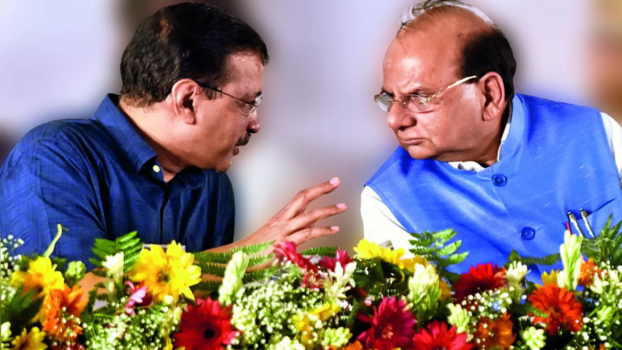 Delhi LG office to Centre: AAP govt filing false cases