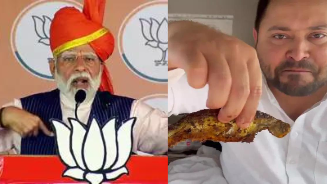 ‘Talk about real issues’: RJD’s Tejashwi on PM Modi’s mutton remark