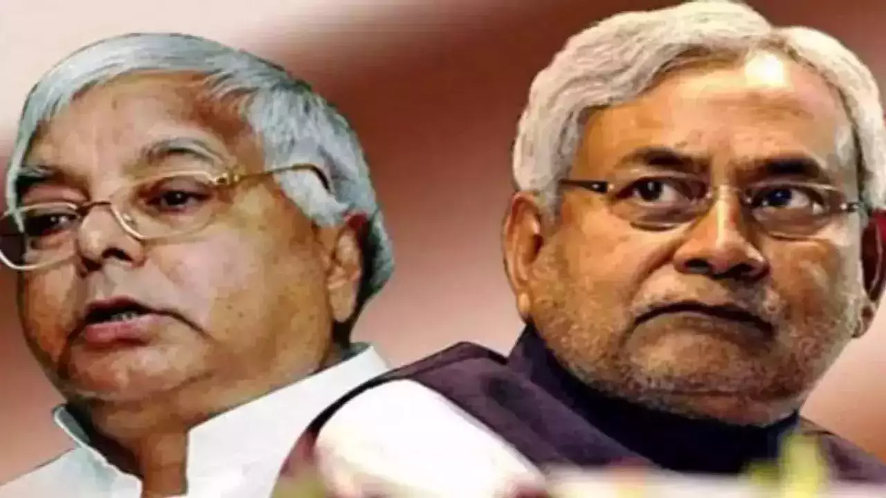 Nitish taunts Lalu over ‘too many kids’, Tejashwi hits back