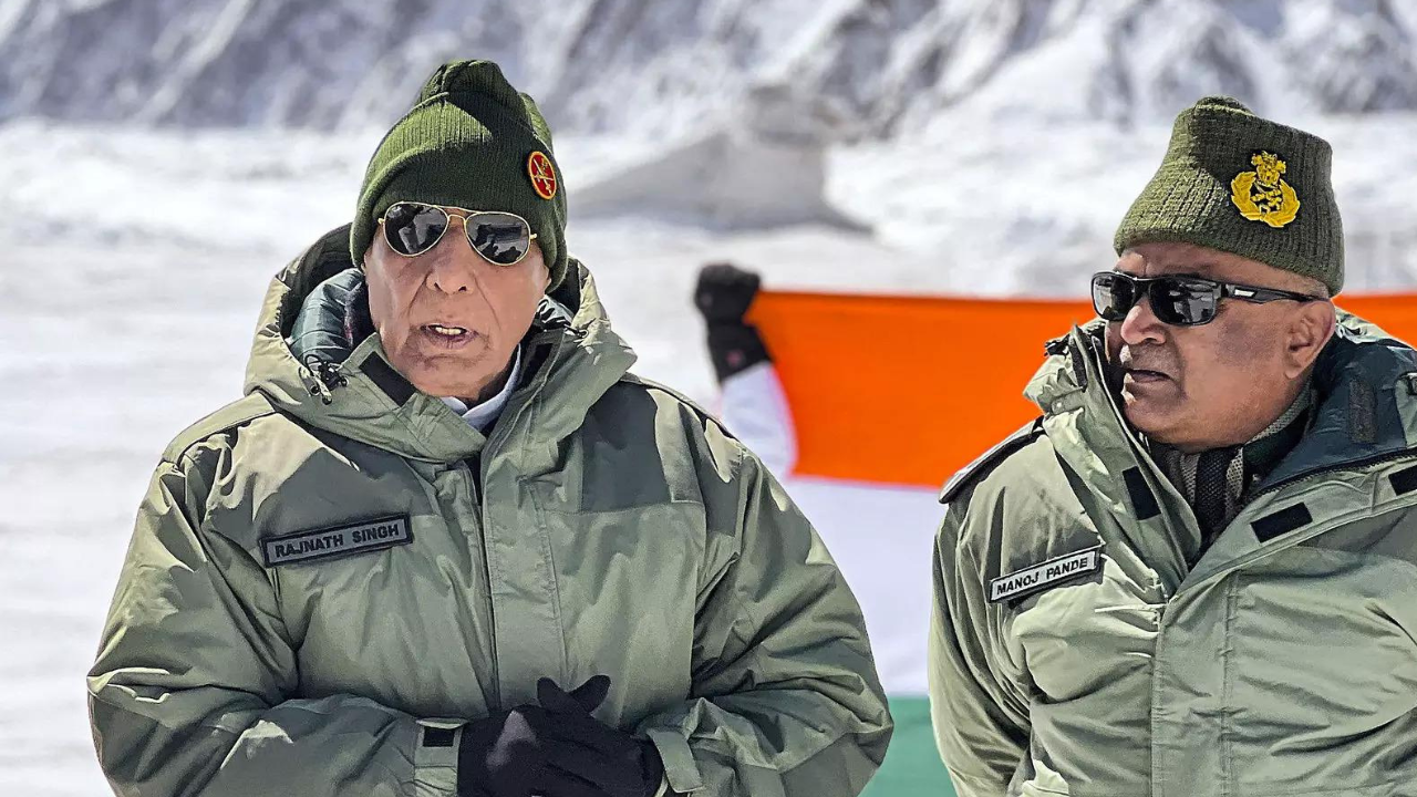 Rajnath Singh visits Siachen; reviews military preparedness