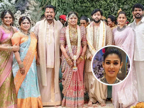 Nayanthara attends Game Changer director Shankarâs daughterâs wedding