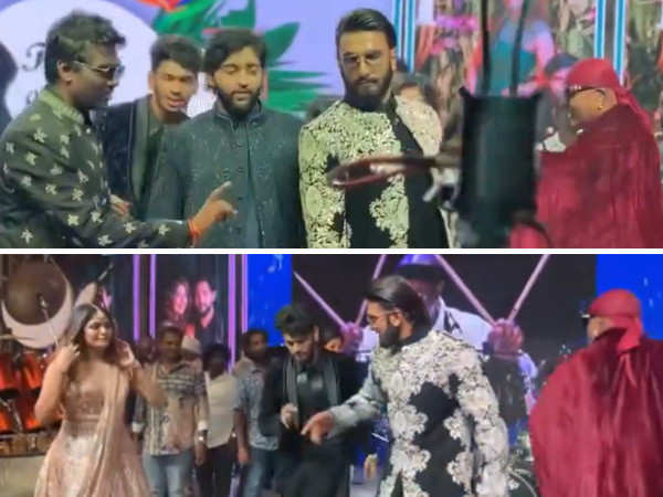 Ranveer Singh dances at the wedding reception of Shankarâs daughter
