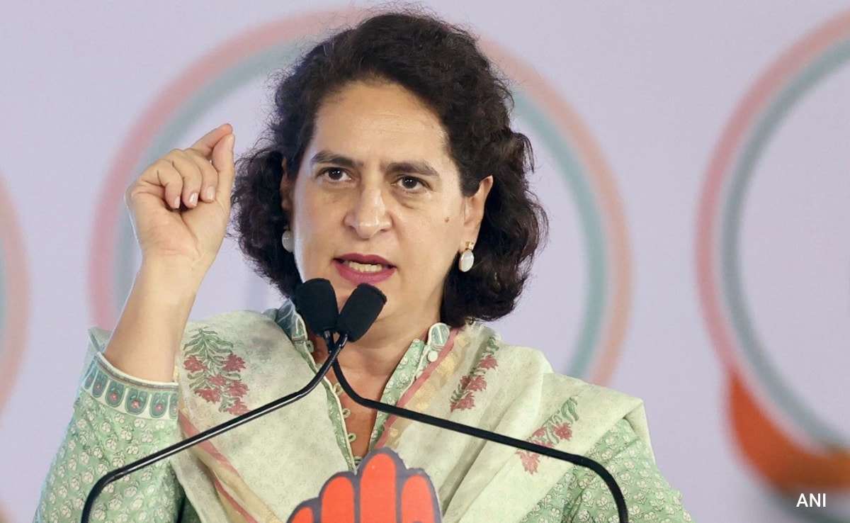 “I Brought My Father Home In Pieces”: Priyanka Gandhi At Poll Rally