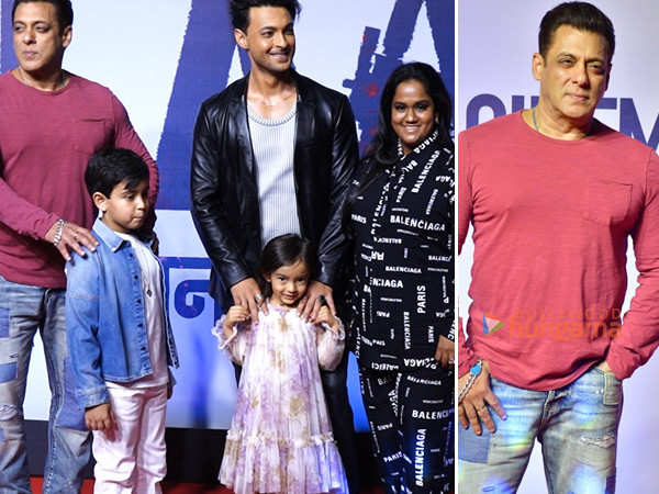 Salman Khan shared an adorable moment with his niece at Ruslaan premiere