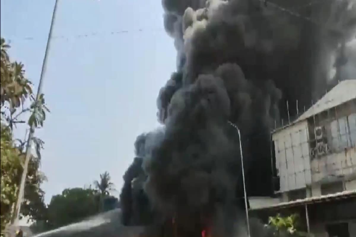 Massive Fire Erupts At Chemical Company In Navi Mumbai, No Casualties Reported