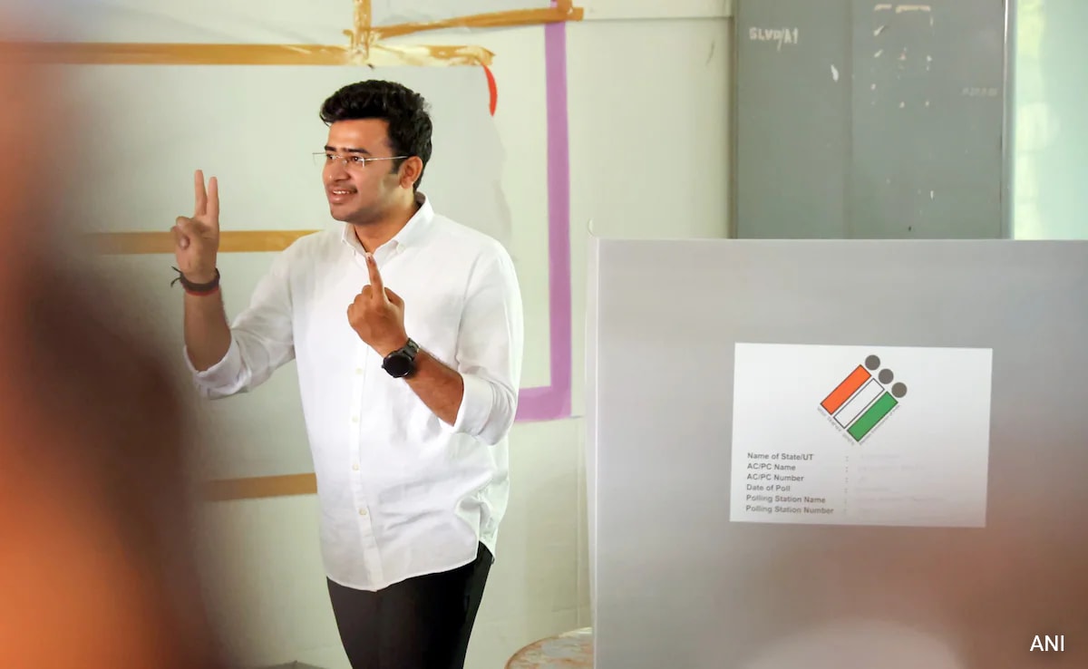 Case Against BJP MP Tejasvi Surya For “Seeking Votes On Religious Grounds”