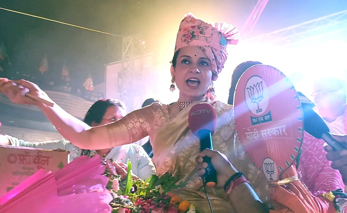 “Saffron Everywhere”: Kangana Ranaut During Mega Rally In Jodhpur