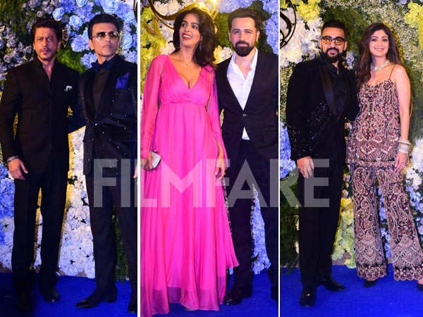 Shah Rukh Khan Taapsee Pannu and more at Anand Panditâs daughterâs reception