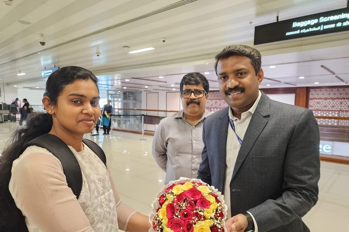 Indian Woman, Part Of Crew Of Cargo Ship Seized In Iran, Returns Home Safely