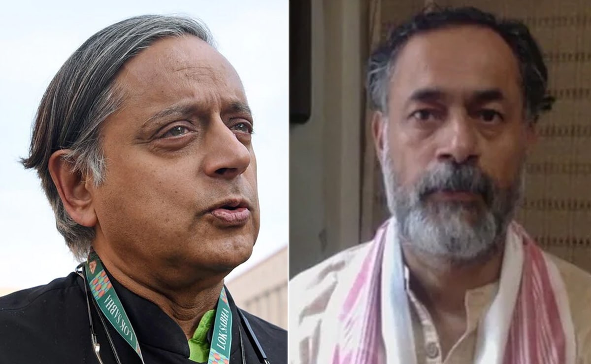 “Fascinated”, Says Shashi Tharoor On Yogendra Yadav’s Election Prediction