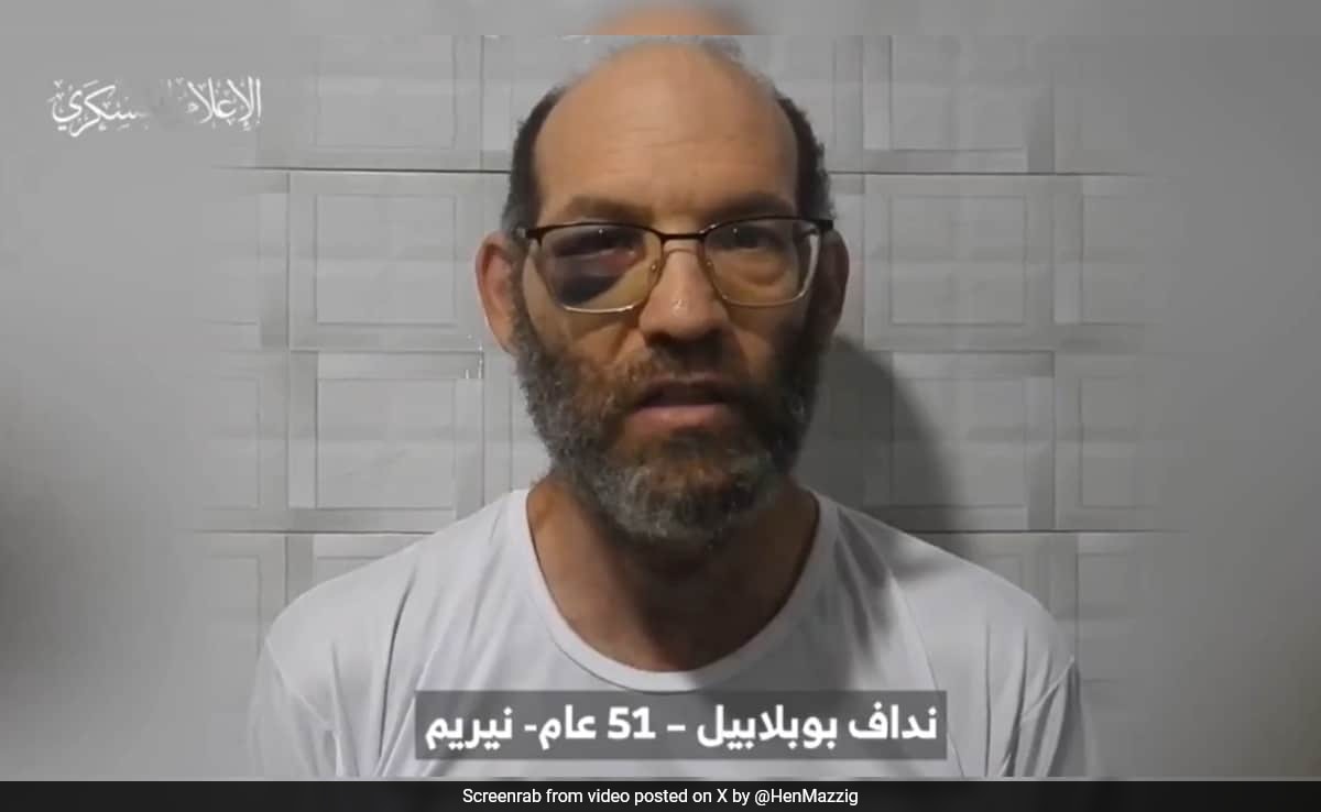 “Time Running Out”: Hamas Armed Wing Releases Video Of Gaza Hostage “Time Running Out”: Hamas Armed Wing Releases Video Of Gaza Hostage
