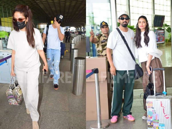 In photos: B-town couples impress with their airport looks