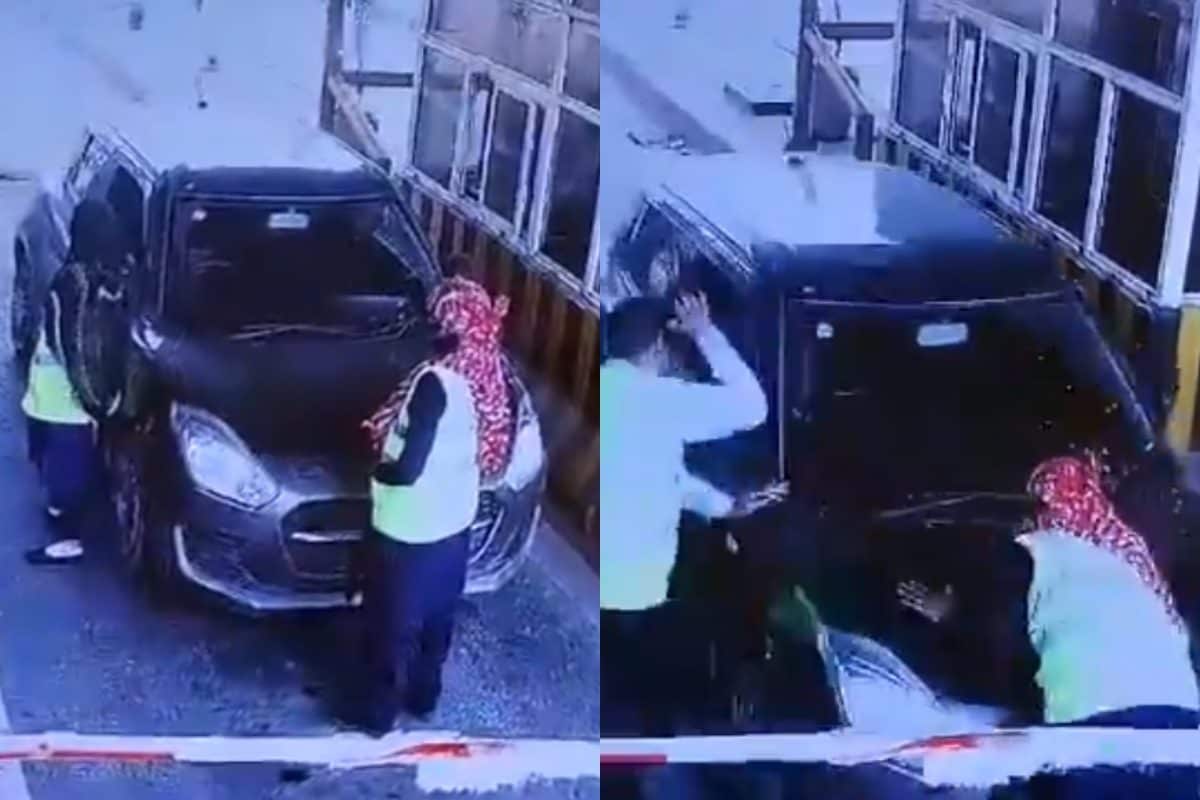 On Camera: Asked To Pay, Driver Runs Over Woman Toll Staffer On Delhi-Meerut Expressway & Flees Scene On Camera: Asked To Pay, Driver Runs Over Woman Toll Staffer On Delhi-Meerut Expressway & Flees Scene