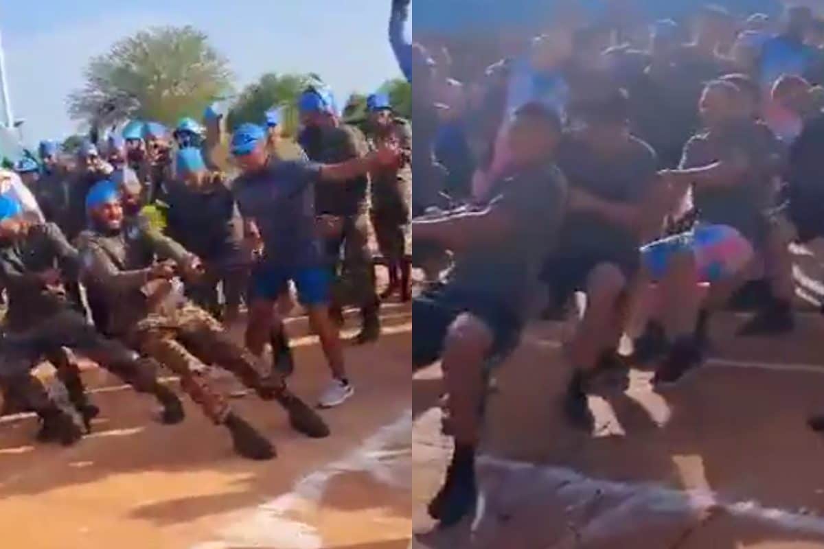 Indian Jawans Defeat Chinese Troops in Tug of War In Sudan | Watch