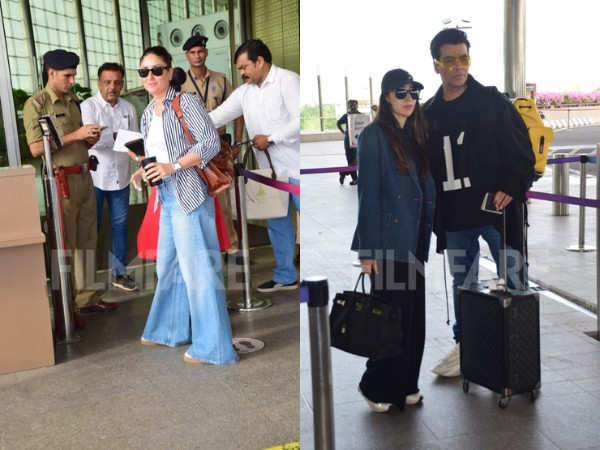 Kareena Kapoor Khan Karan Johar jet off to attend Ambani cruise party